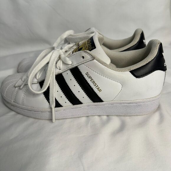 Adidas Superstar Shoes Mens Size 6.5/ Women 8 - Picture 3 of 7